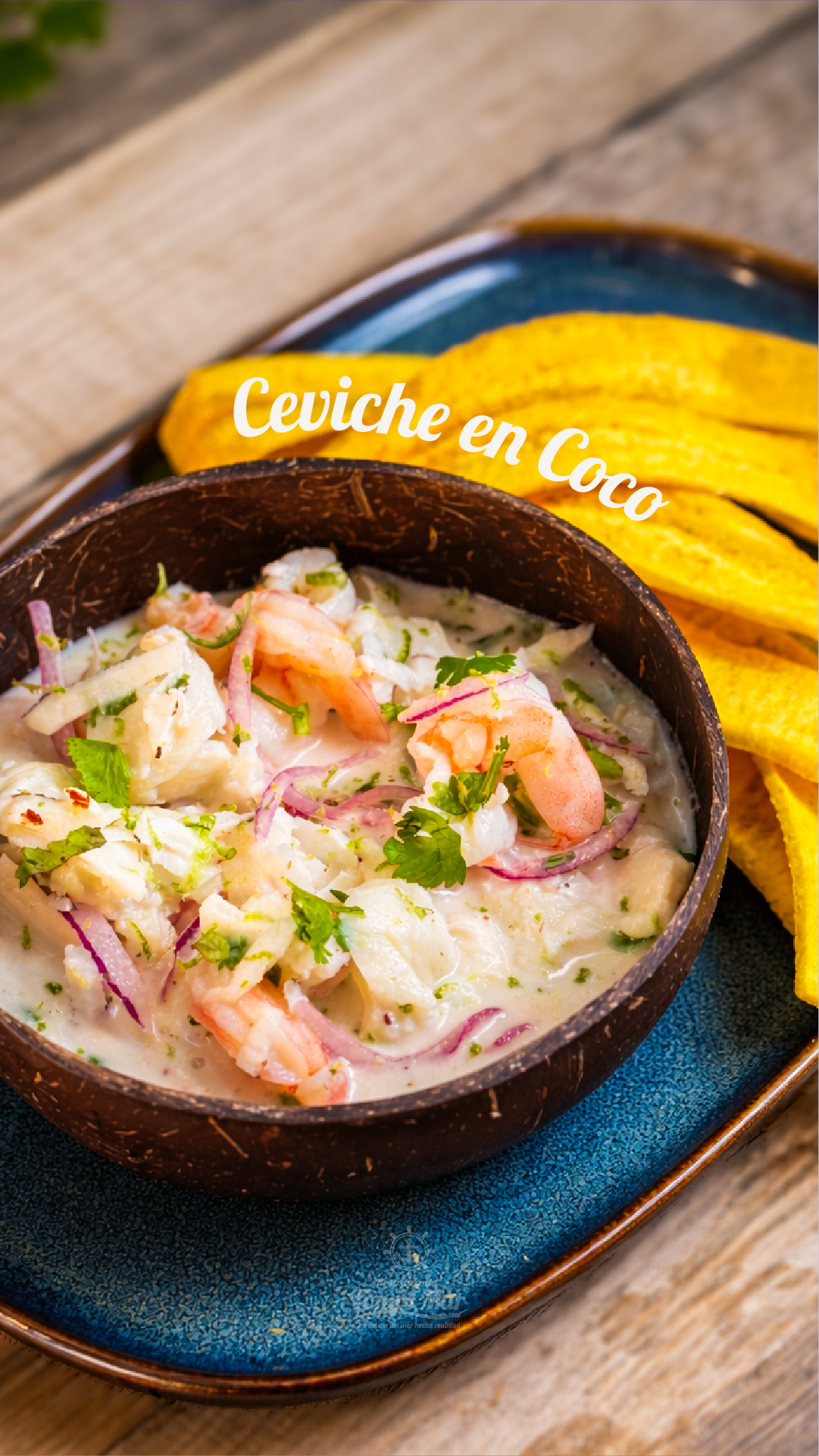 Ceviche en Coco