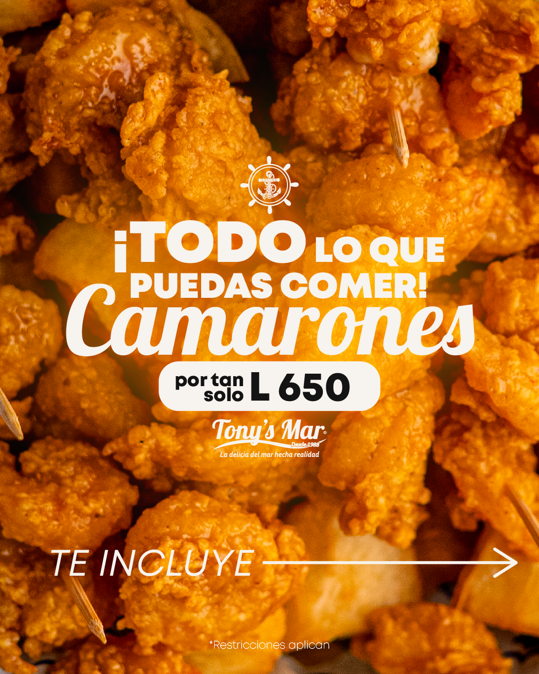 All You Can Eat Camarones