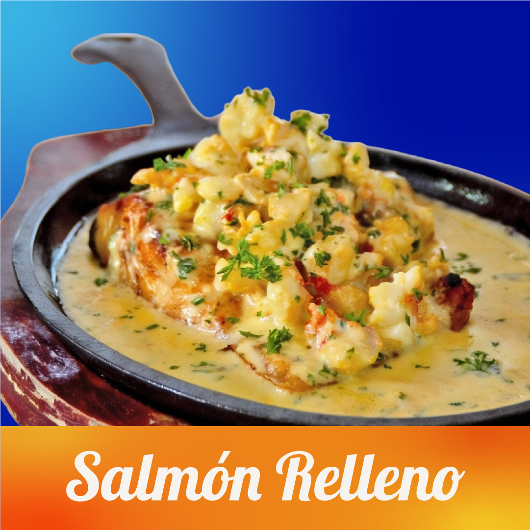 Filete de Salmón Relleno con Langosta