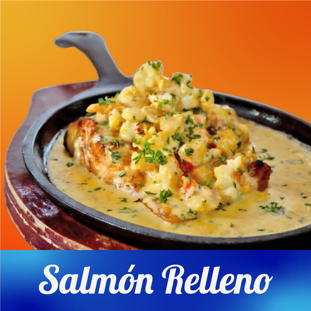 Filete de Salmón Relleno con Langosta