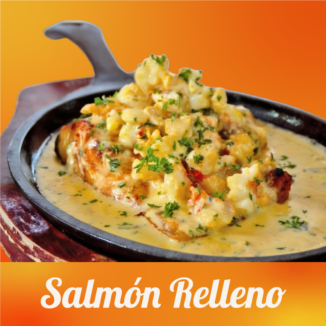 Filete de Salmón Relleno con Langosta